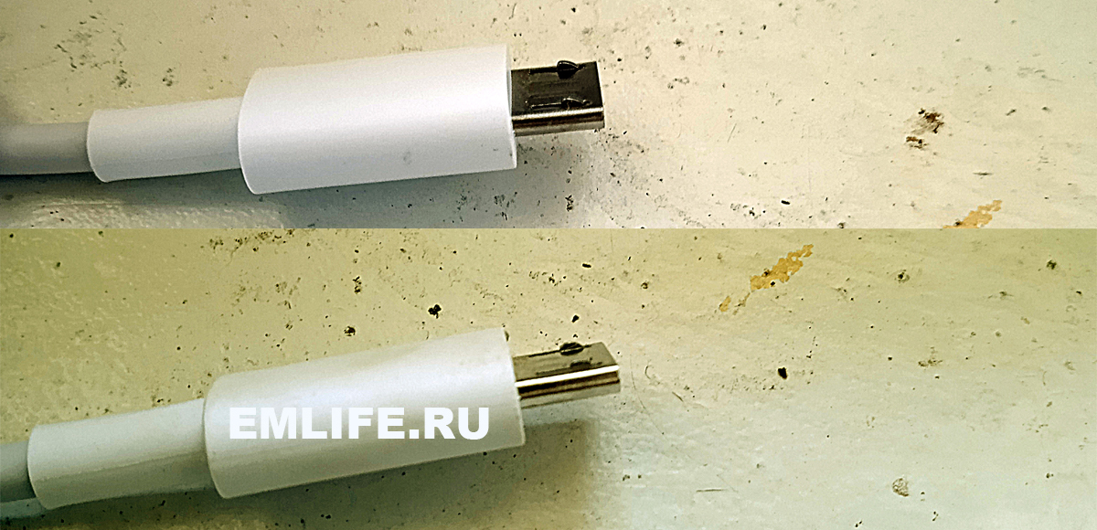 доработка штекера microusb