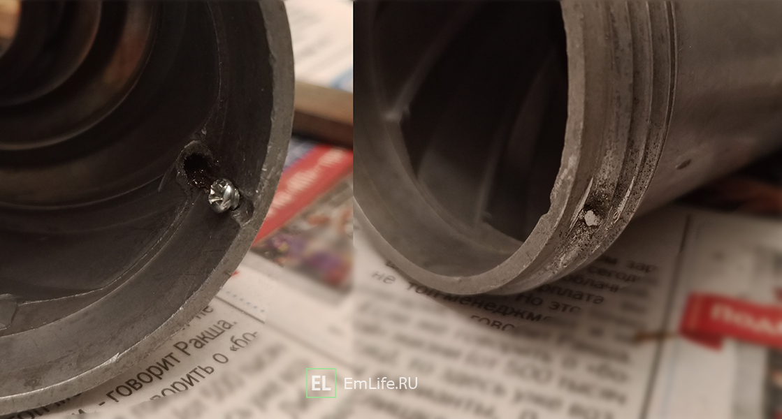 ремонт фиксатора решетки мясорубки